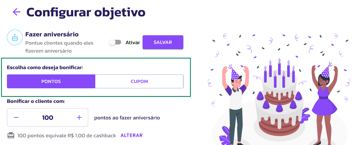 Cupom de Aniversário