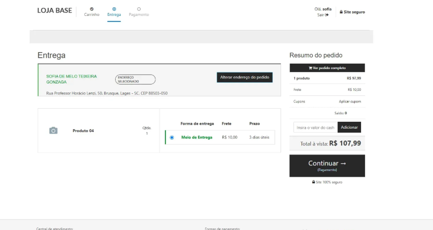 Como funciona o cashback no checkout da Linx Commerce