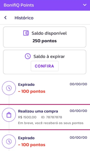 Melhorias no Widget da BonifiQ