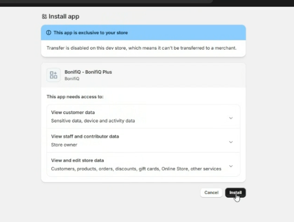 Como configurar o Custom app na Shopify