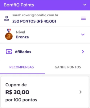 Melhorias no Widget da BonifiQ