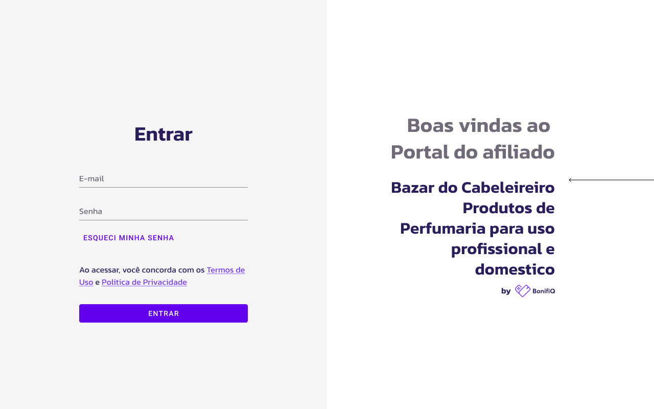 Portal dos afiliados