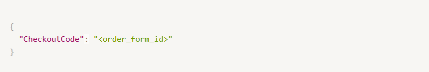 API's CheckOut (VTEX)