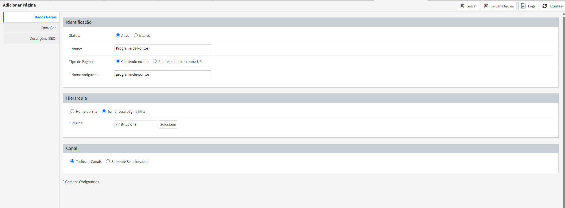 Como colocar a Landing Page na Linx Commerce