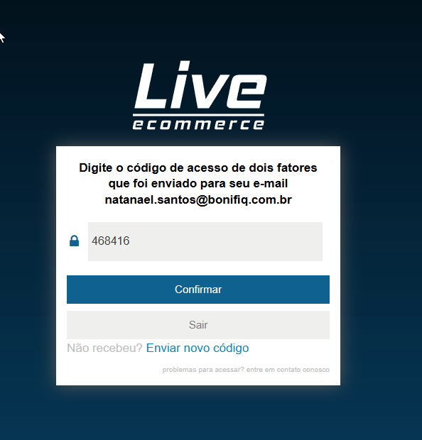 Como configurar a Live eCommerce ?
