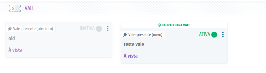Habilitar Vale Presente