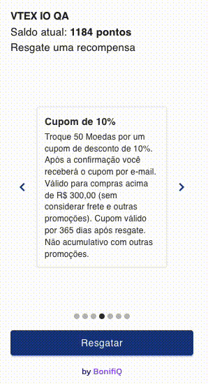 Integrar App com Cashback na VTEX