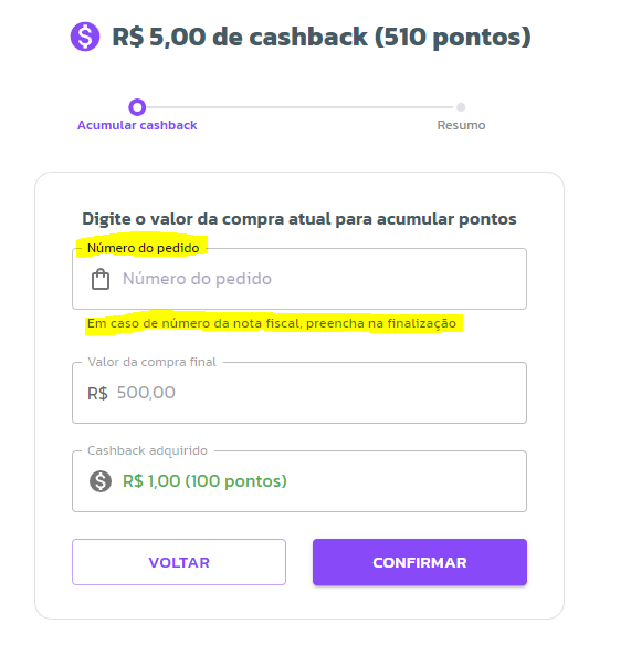 Fluxo para Adicionar Nota Fiscal em um Pedido