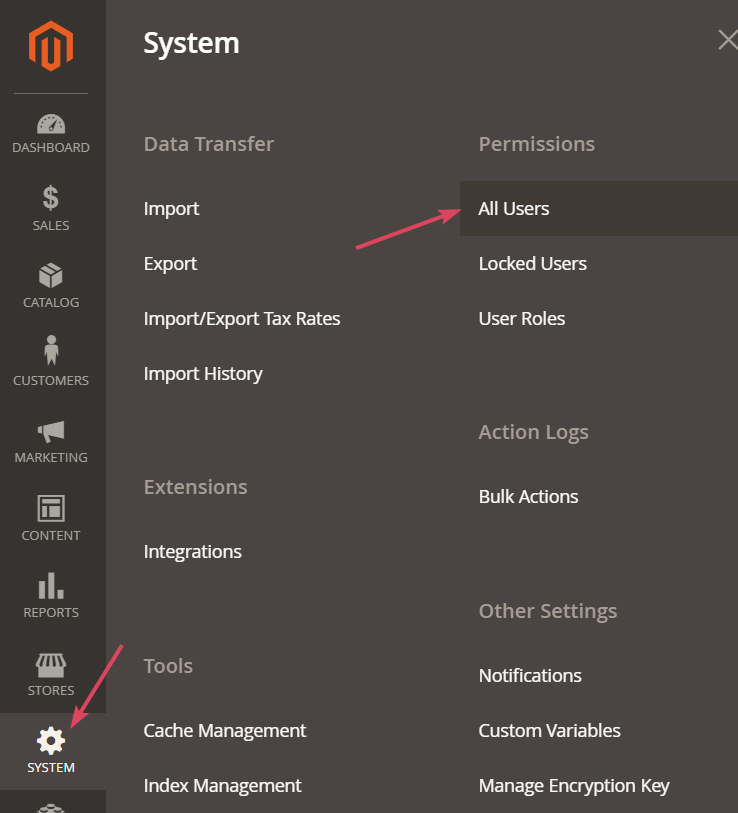 Criar Chave de API para Magento 2.0
