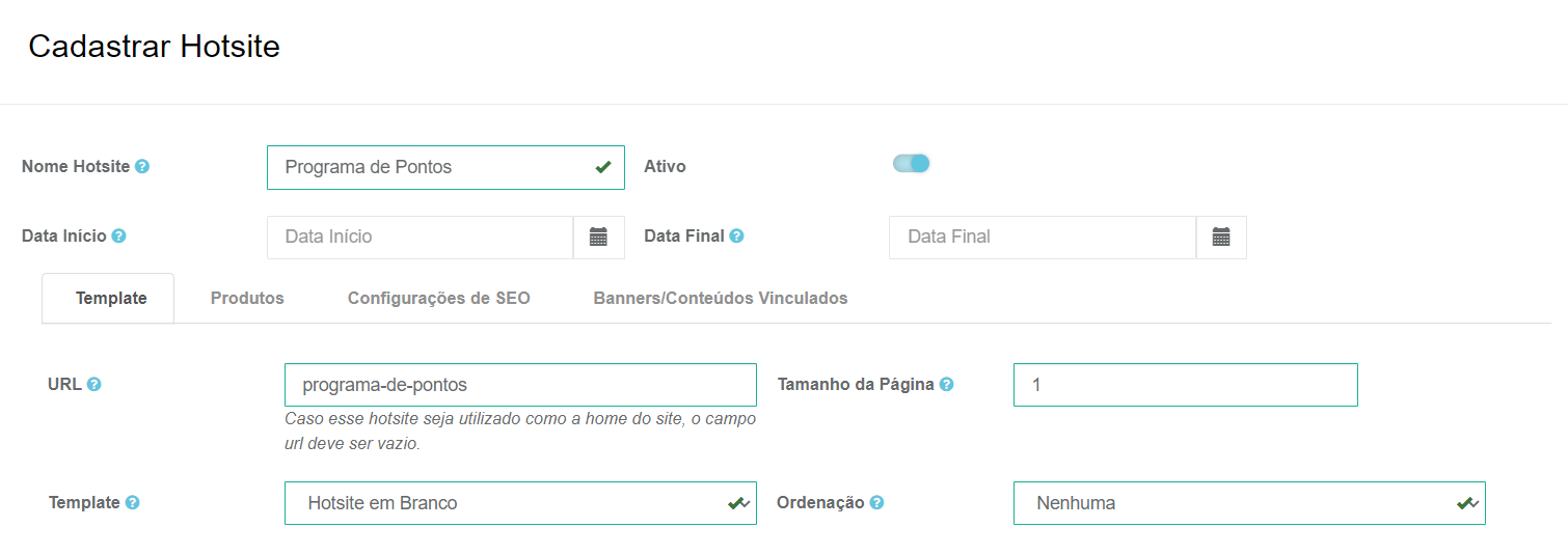 Landing Page na Wake