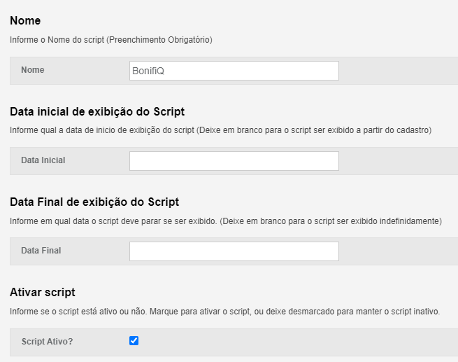 Instalar script BonifiQ