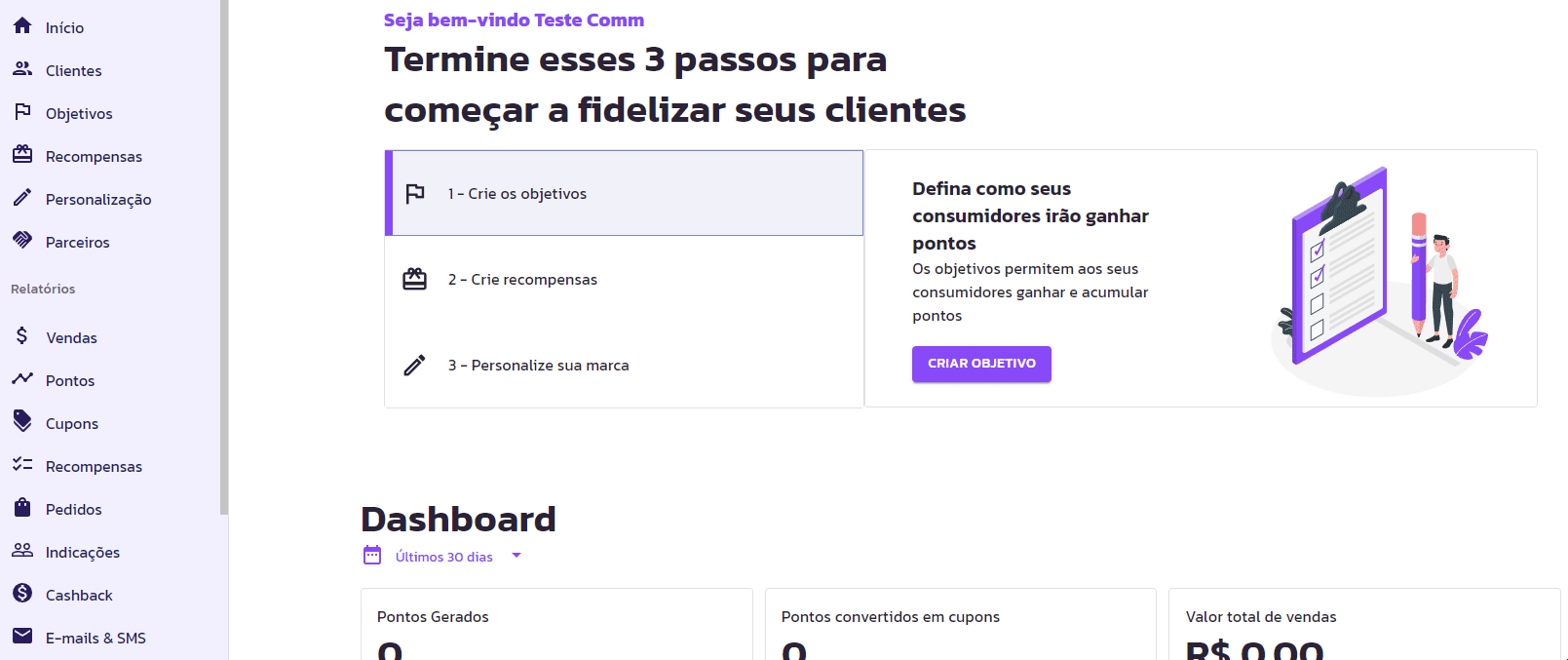 Comunicação de Objetivos
