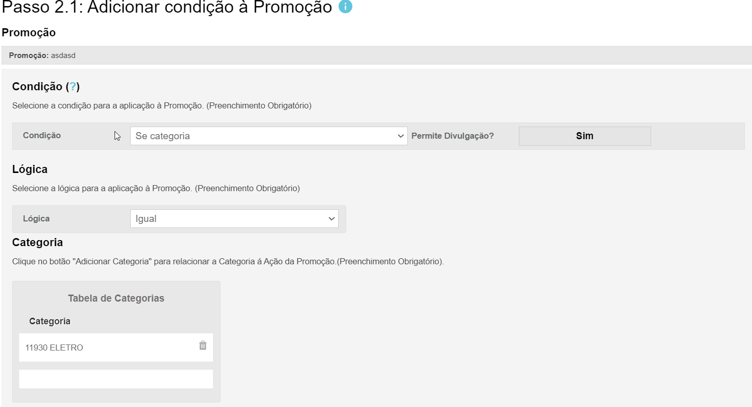 Cupom para uma marca ou categoria exclusiva na Wake