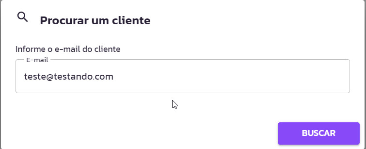 Incluir um cliente