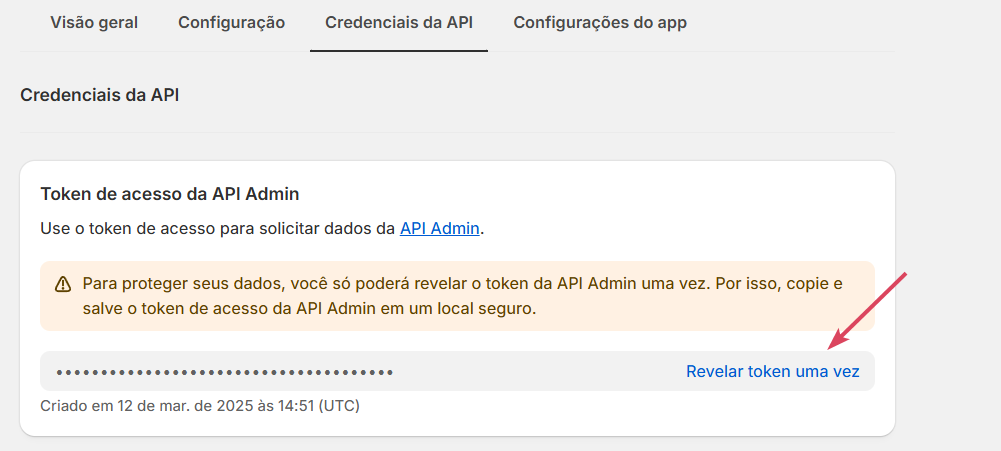 Gerar Token de Integração
