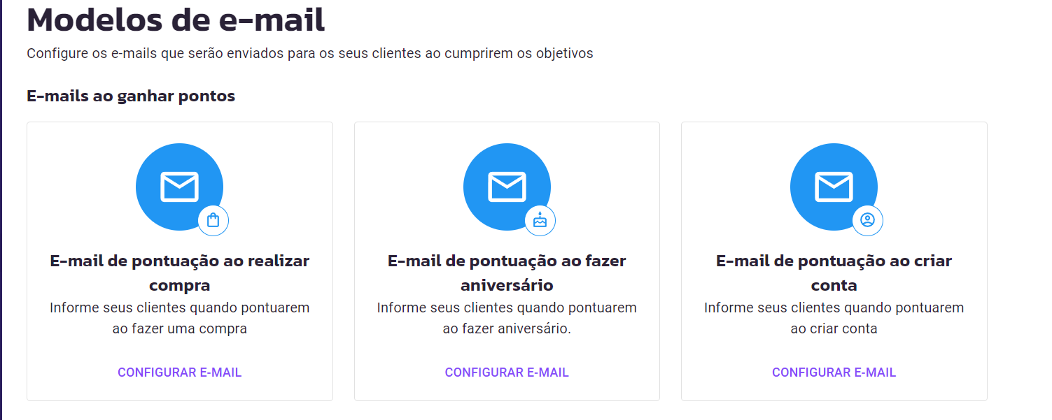 Personalização - E-mails