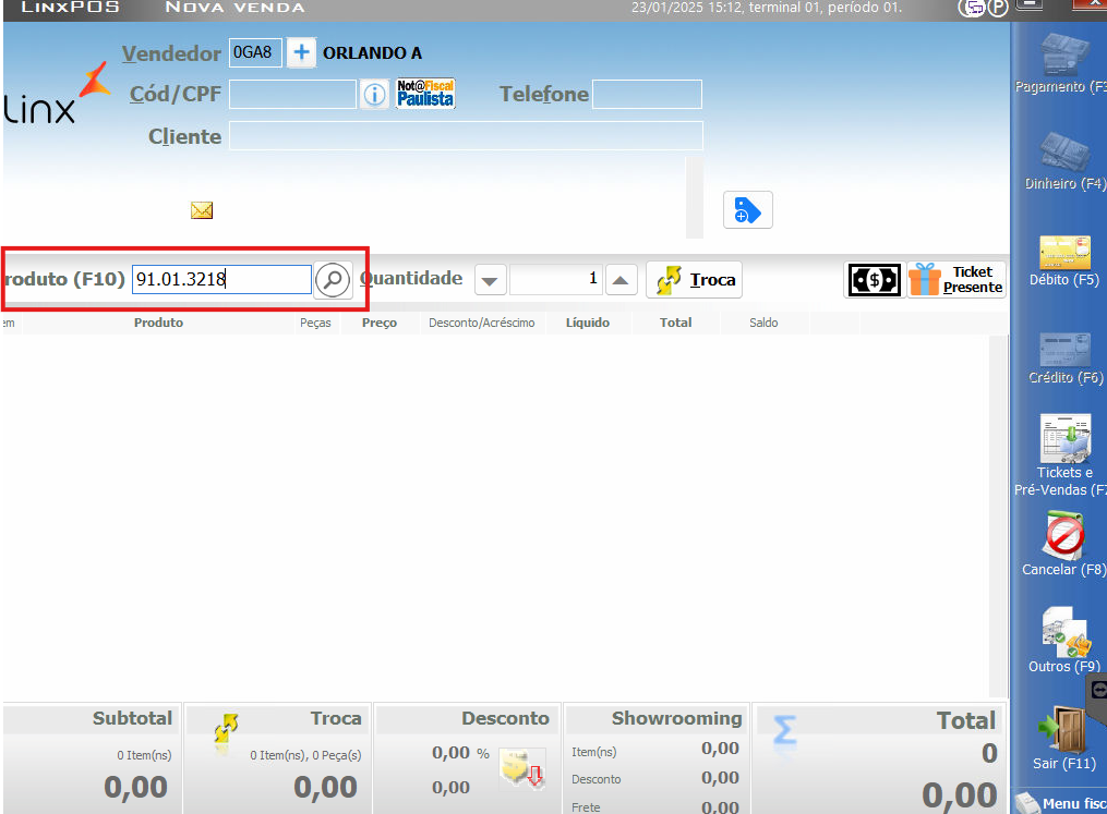 Configurar Ambiente Linx POS