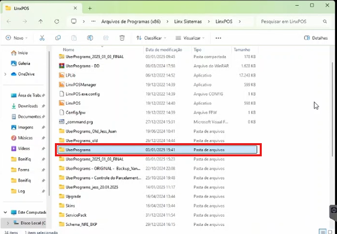 Configurar Ambiente Linx POS