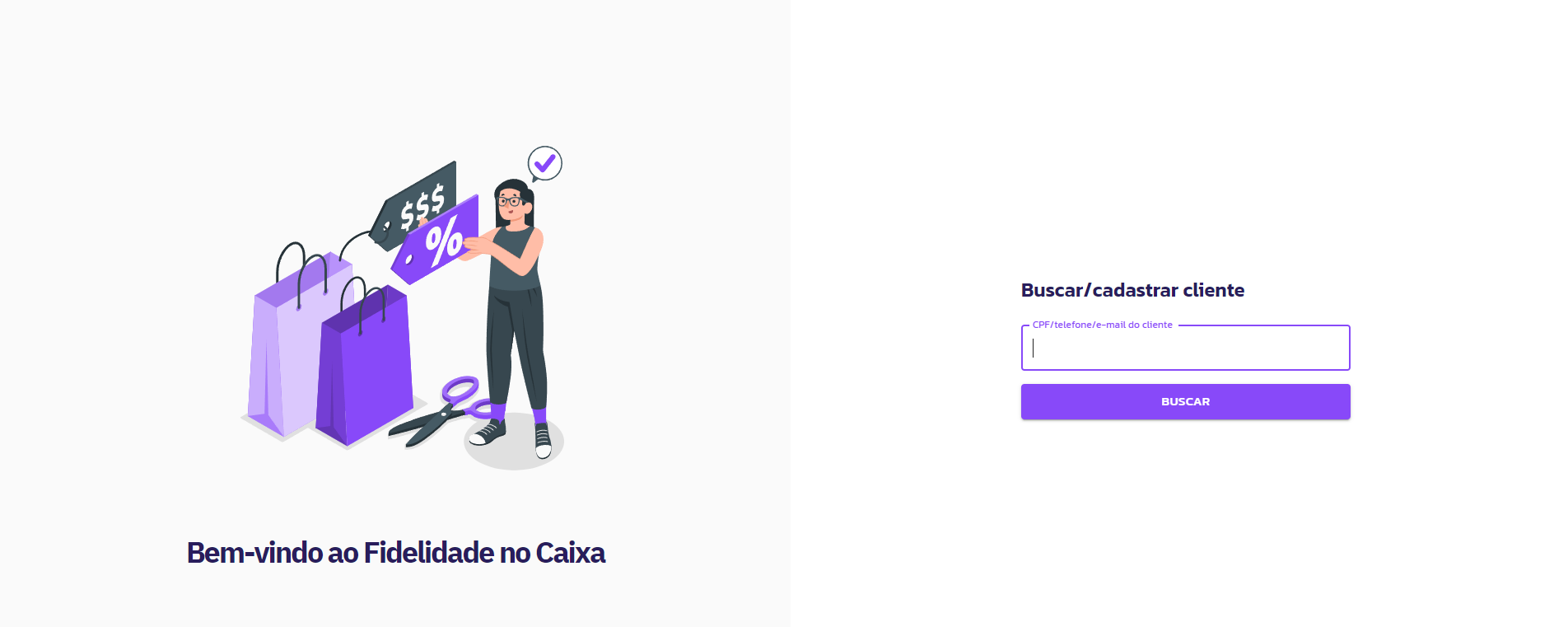 Cadastro, busca e edição de clientes