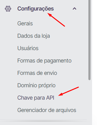 Gerar Chave de API