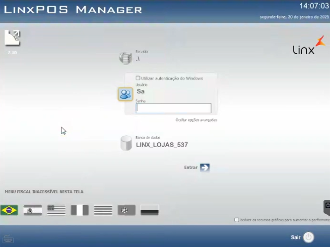 Configurar Ambiente Linx POS