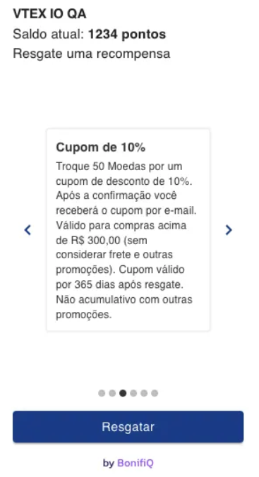 Integrar App com Cashback na VTEX