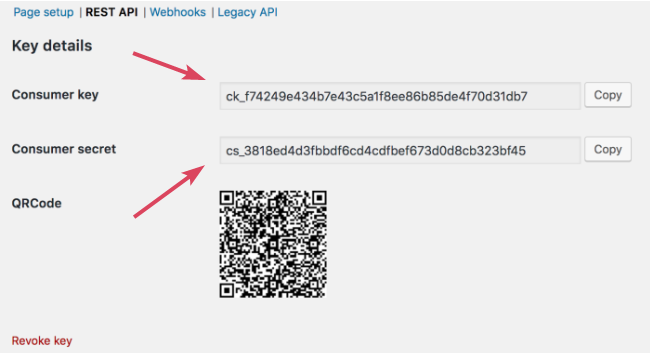 Gerar Chave API WooCommerce