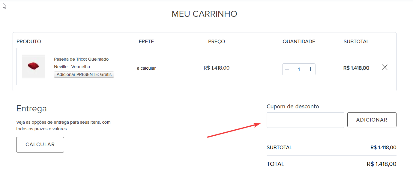 Cupom inválido! E agora?