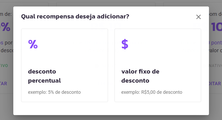 Recompensas - Introdução