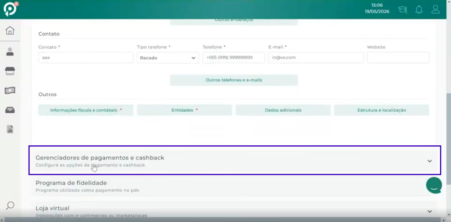 Integração com a Varejo Online
