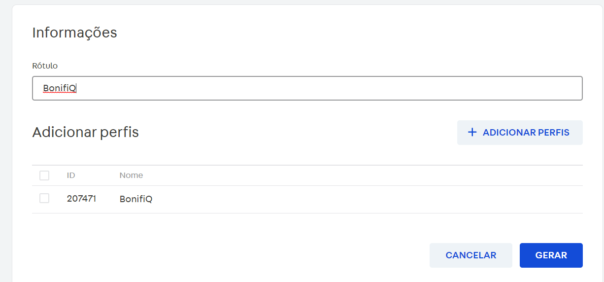 Configuração de chaves de Api na VTEX
